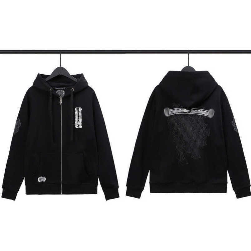 

Men' Luxury Jackets Fashion Sweatshirts Men Women Classic Hoodies Zipper Hooded Sweater Designer Cross Pullover Sanskrit Hoodie Casual Tops Coat Jacket Z6r1