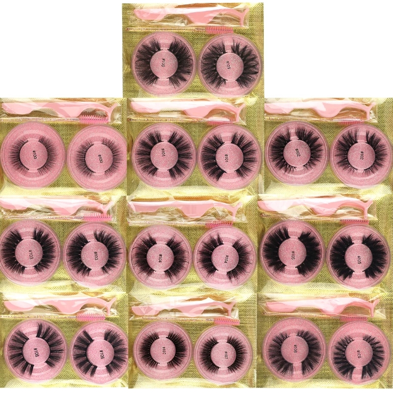 Faux Cils Naturels Longs Cils Wispy Super Doux Extension De Cils Outils De Maquillage En Gros