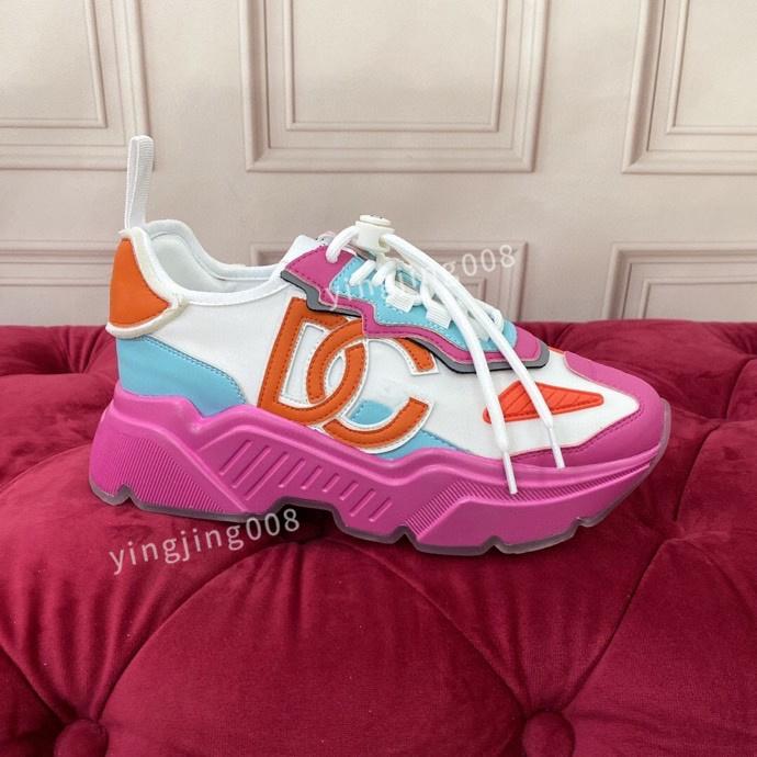 

Designer Shoes casual shoes for adult men women new Italy brand fashion luxury high top designers breathable leather dg dolce and gabbana gabana sneaker, 09