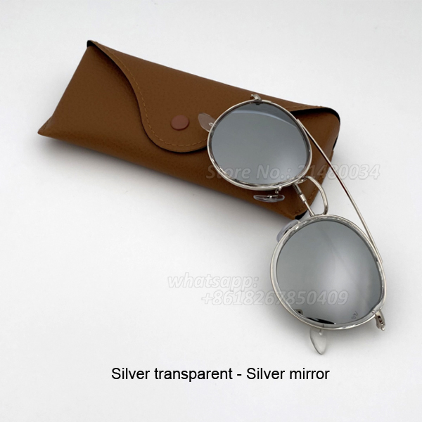 

designer sunglass for men women mirror metal frame round sunglass classic vintage eyewear Anti-UV cycling driving glass lens fashion sun glasses 51mm
