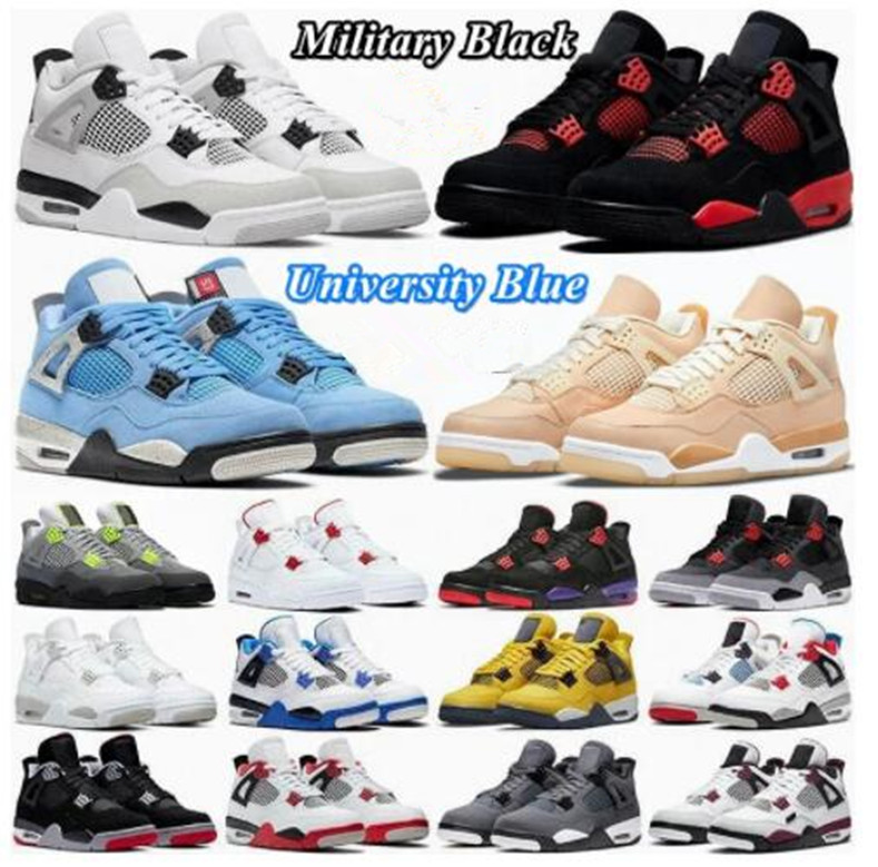 

Retro jorden4s jordas Basketball Shoes Sneakers Black Cat Red Chicag boot j4 jordons Basketball Pour Enfants Athletic Kids 4 Toddler AIR Td Jumpman 4S Size GS SE OG, 39
