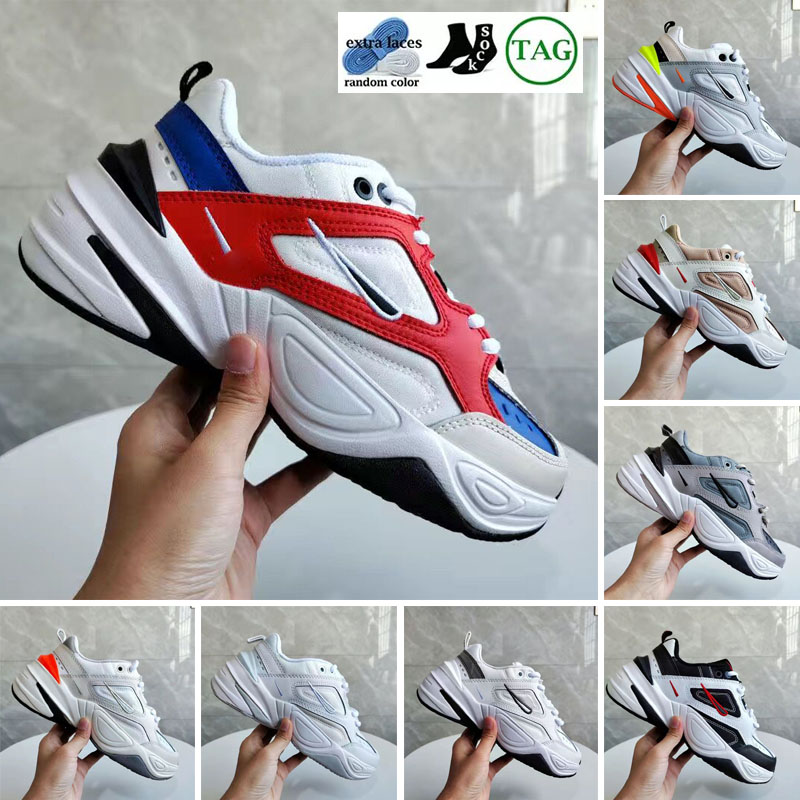 

Casual Shoes M2k Tekno Women dad Sneakers Beige Black All White Camo Trainers Men Designer size 36-46, Color 6