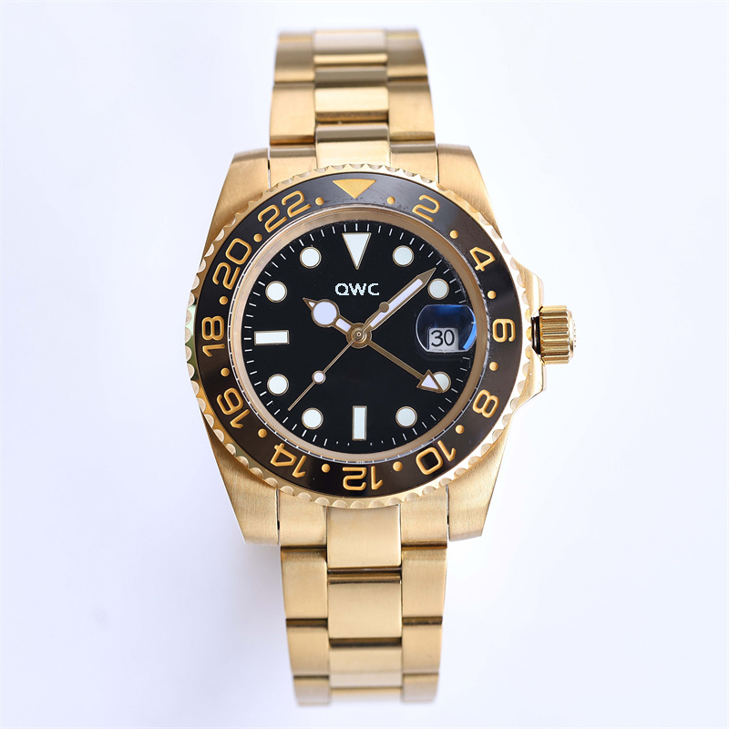

Mens automatic mechanical ceramics watches full stainless steel Gliding clasp Swimming wristwatches sapphire luminous watch montre de luxe, Al0016