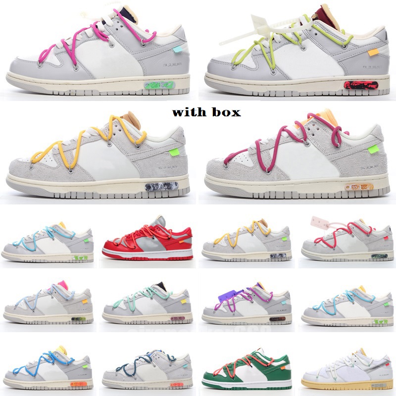 

2023 Skate Dunks Low Casual Shoes Lot The 01-50 Dunled University Blue Futura Yellow Offs White Men Women Trainers Sneakers 36-48 with box, Color 15