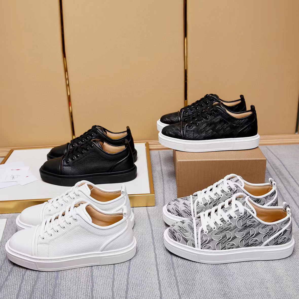 

Designer Casual Shoes Studded Spikes Sneakers Men Women Trainers Fashion Platform Insider Sneaker Low Shoe Size35-47 Gai, 31