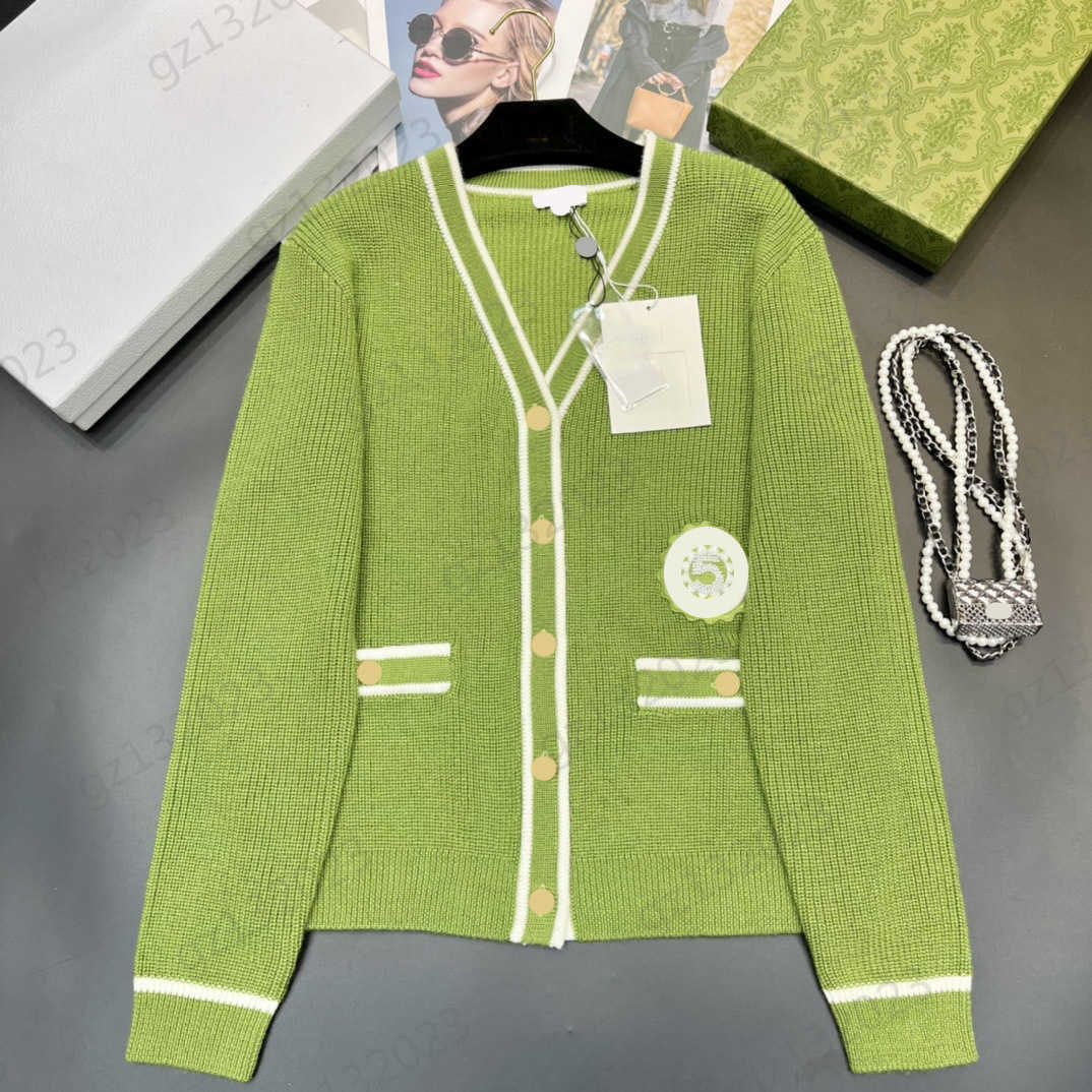 

Cardigans Womens Sweaters Sunflower Logo Striped V-neck Long Sleeves Knitted Cardigan Pure Wool Fabric Button Open Warm Knitwear Women Clothes 3 Colors, 17