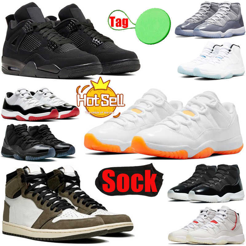 

Cool Shoes Grey 1s 4s 11s Shoe Basketball 1 4 11 Jorden Mens Womens Jorden1s Cactus Jack Jorden4s Men Jorden11s Women Trainers Sports Big Size Shoes, #17 white oreo 36-47