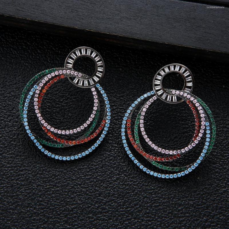 

Hoop Earrings Africa Trend Luxury Earring Women's Pircing Circle Celebration Party Daily Fashion Jewelry Pendientes Mujer Moda