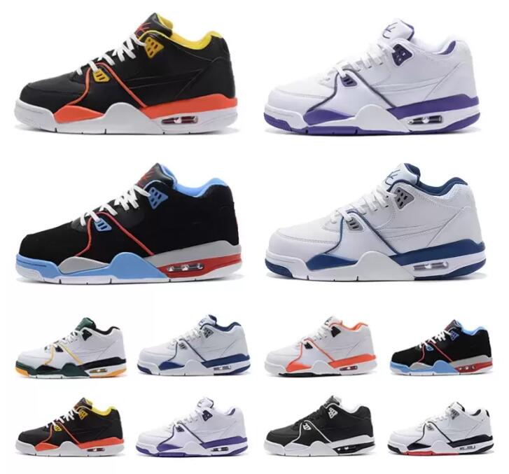 

2023 Flight 89 mens Basketball shoes Court purple Raygun Black white oreo Rucker Park True Blue Royal red yellow orange 89s mens outdoor sports sneakers 40-45, Shoe box