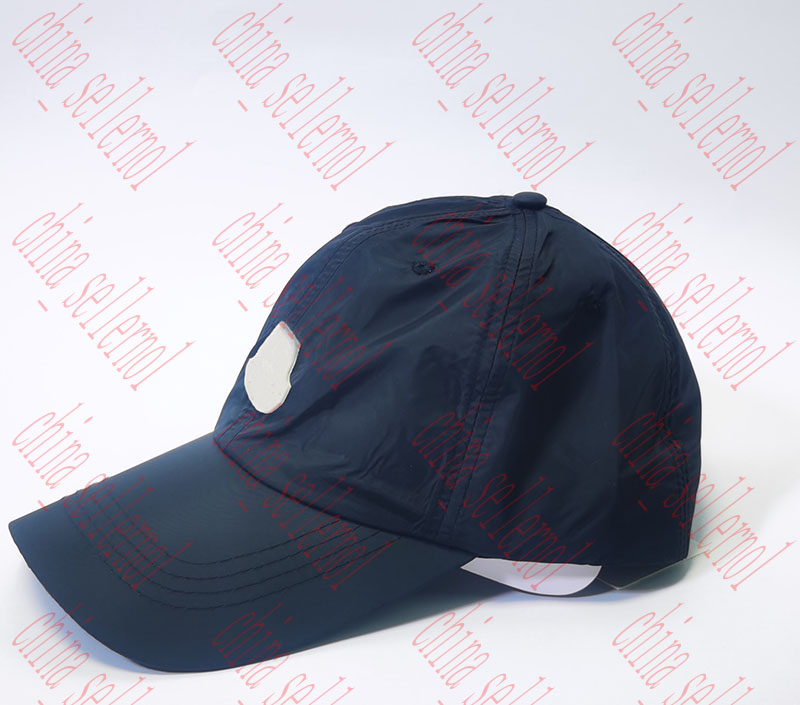 

Baseball cap Fashion logo Designer hat Three colors Street outdoor quick drying fabric Sports breathable, White