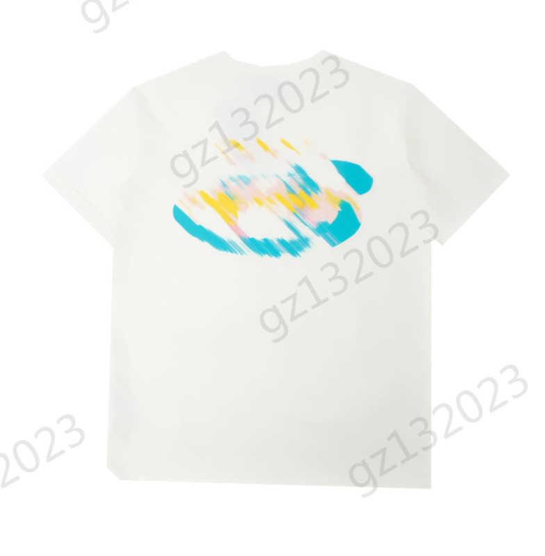 

Womens Clothes T-shirts Front And Back Graffiti Printed Crewneck Short Sleeve T-shirt Loose Oversize Version Simple Sports Style Tees Spring Summer Women Clothes 197