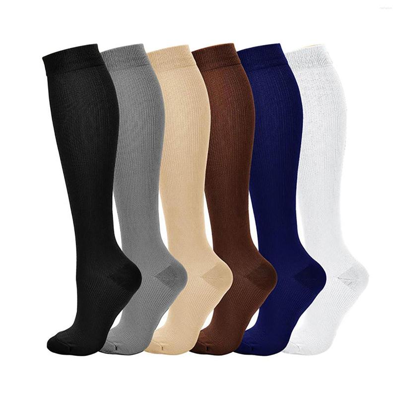 

Women Socks Cotton Pure Color Varicose Vein Stockings Knee For Pain Relief Neutral Knee-high Compression Thigh High
