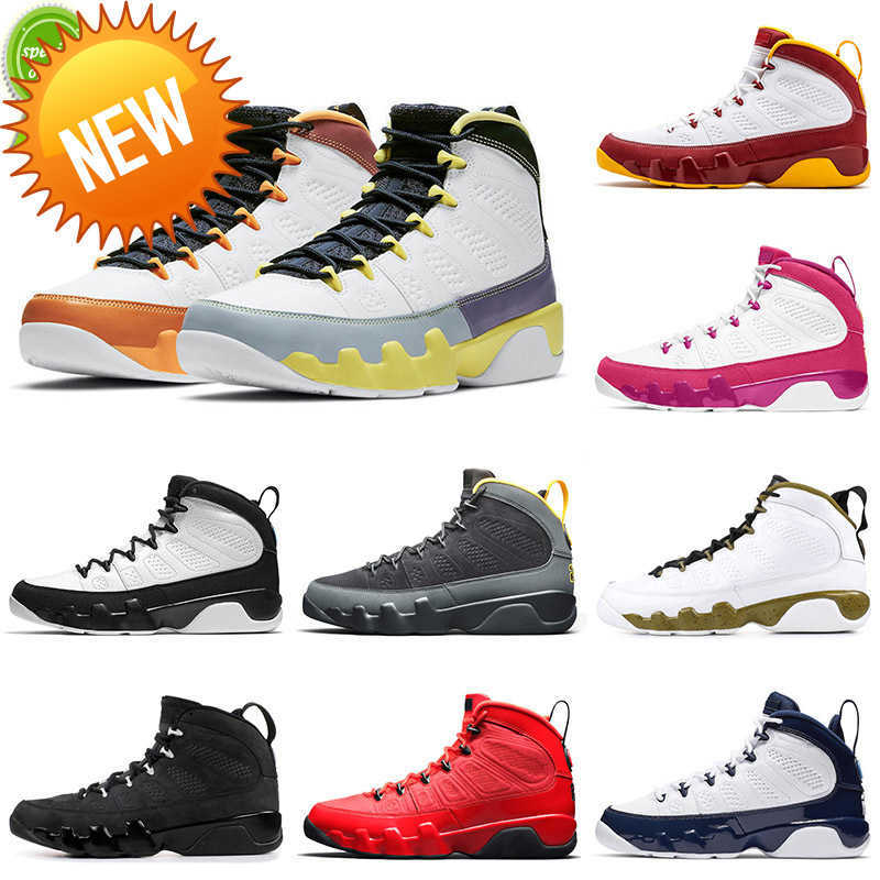 

NEW Change The World 9 9s IX Basketball Shoes Racer Blue University Gold Mens Women Motorboat Space Jam Trainers Sneakers Size, C11 bred