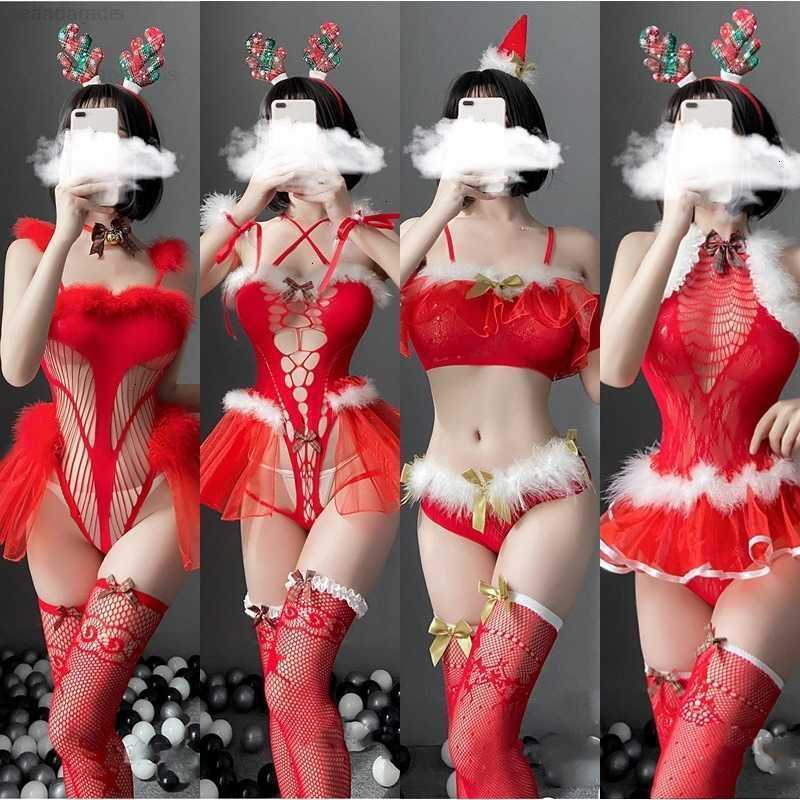 

Sexy underwear set Christmas Present Pajamas Smoke Women's Uniform Seduction Passion Set Sao Te Halen a Large Volume of Fat Mm Short Skirt, Lavender