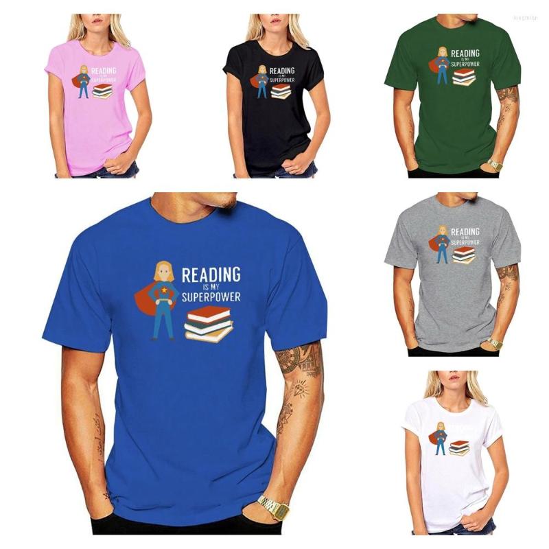 

Men' T Shirts 2022 Summer Sale For Reading Is My Superpower Shirt Funny Librarian T-shirt Book Lover Gift Homme Customized Tee, Image 9