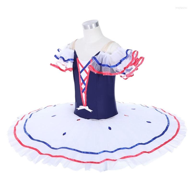 

Stage Wear 2022 Adult White Performance Tutu Ballet Costume Women Pancake Ballerina Dress For Girls Lake, Blue