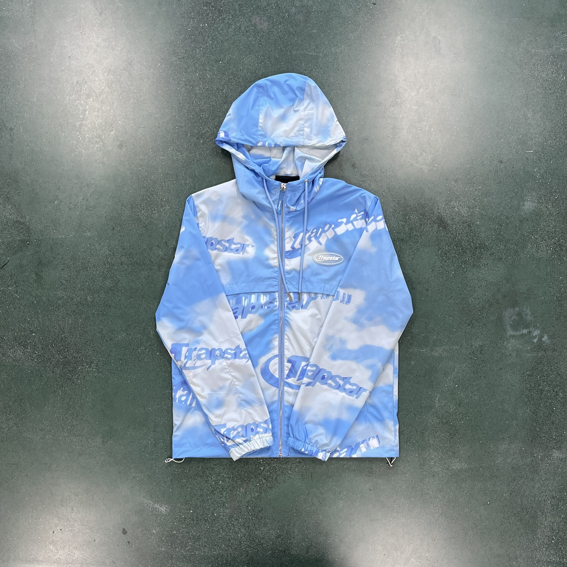 

Mens irongate T cloud windbreaker Women Jacket Trapstar Hoodie Letter Winter Thermal Hooded, Blue