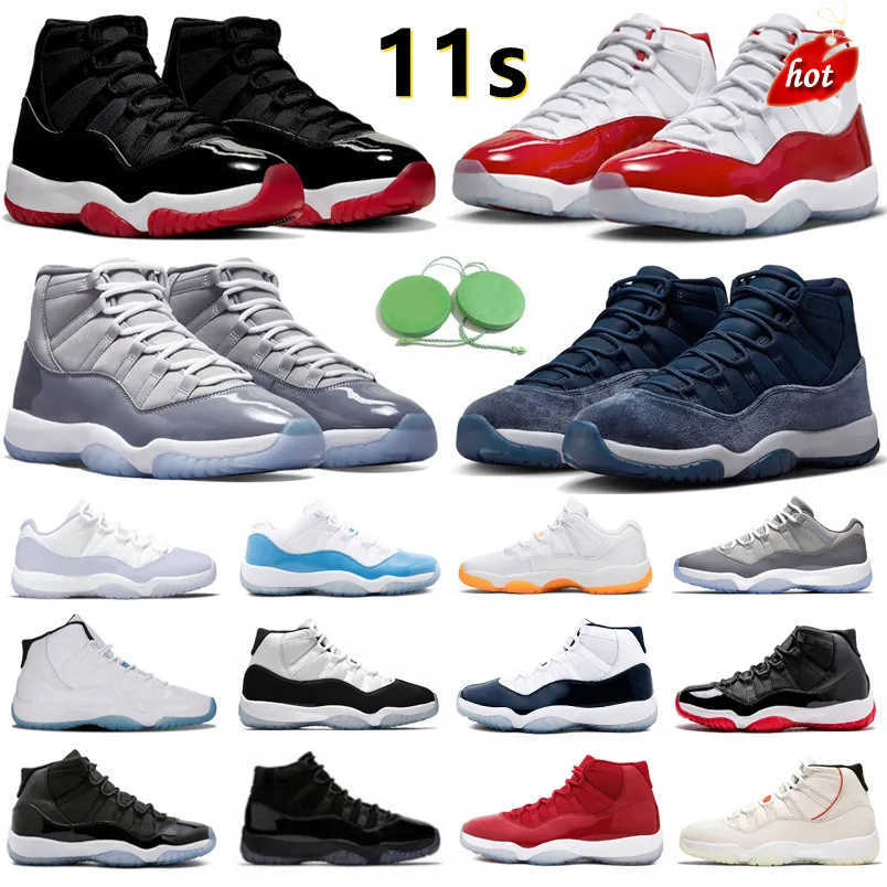 

OGS Jumpman 11 OG 11s Mens Basketball Shoes Cool Grey Cherry Concord 45 25th Anniversary University Blue Pure Violet Barons Men