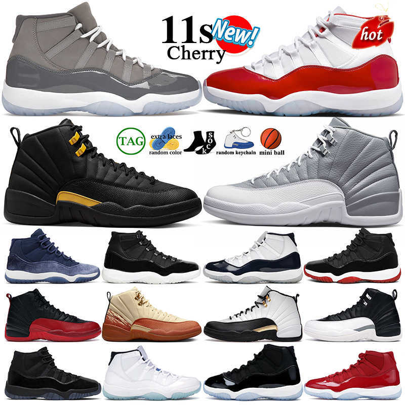 

OG Basketball Shoes men women 11s 11 Cherry Cool Grey Bred Concord Gamma Blue Midnight Navy Velvet 12 12s Royalty Black Taxi Stealth Golf mens, Low bred