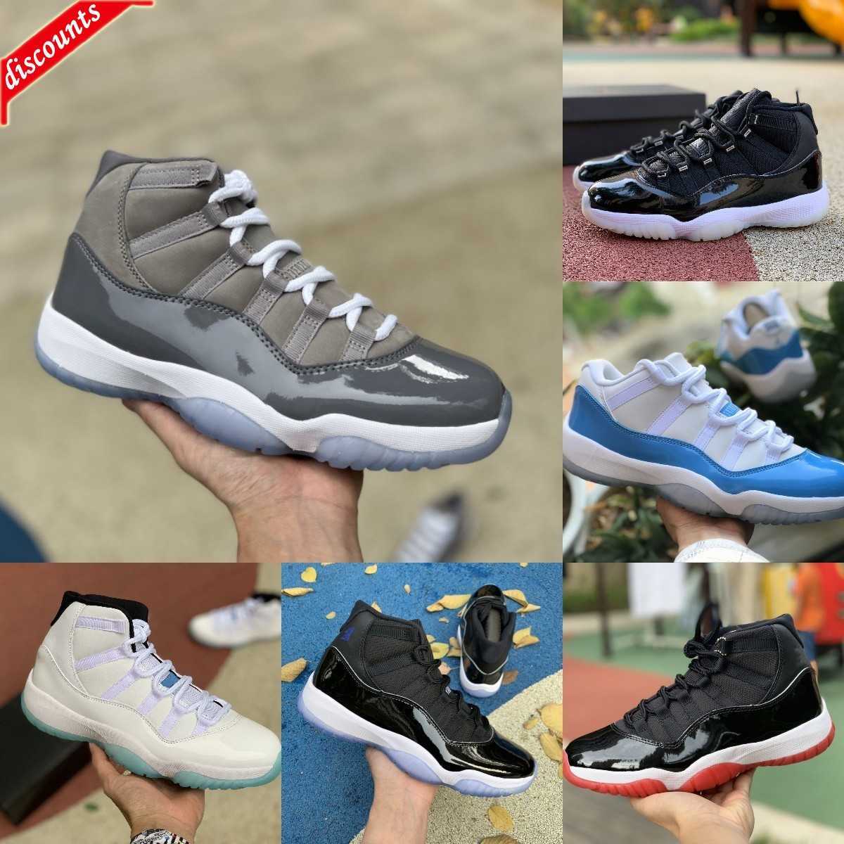 

TOP Jumpman Jubilee Bred 11 11s High Basketball Shoes COOL GREY Legend Blue Space Jam Gamma Blue Easter Concord 45 Low Columbia, M3010