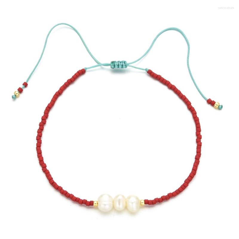

Charm Bracelets ZMZY Woman Miyuki Pearls Beaded Handmade Bohemia Strand Adjustable Bracelet Friendship Bangle Fashion Jewelry Chain