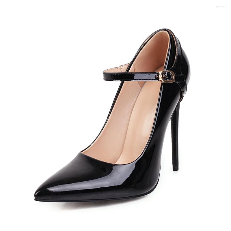 

Dress Shoes MKKHOU Single Women 2022 Summer Original Design Pumps Pointed Stiletto 12cm Two Ways Commuter Large Size 33-50, Golden