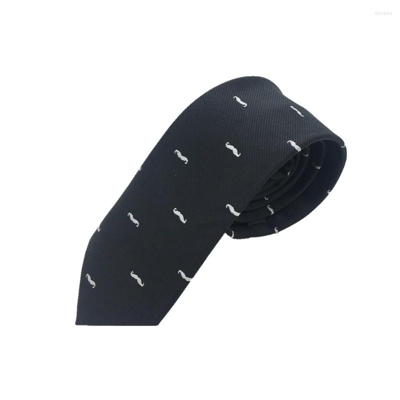 

Bow Ties Slim Black For Men Fashion Beard Party Navy Neck Tie Cartoon