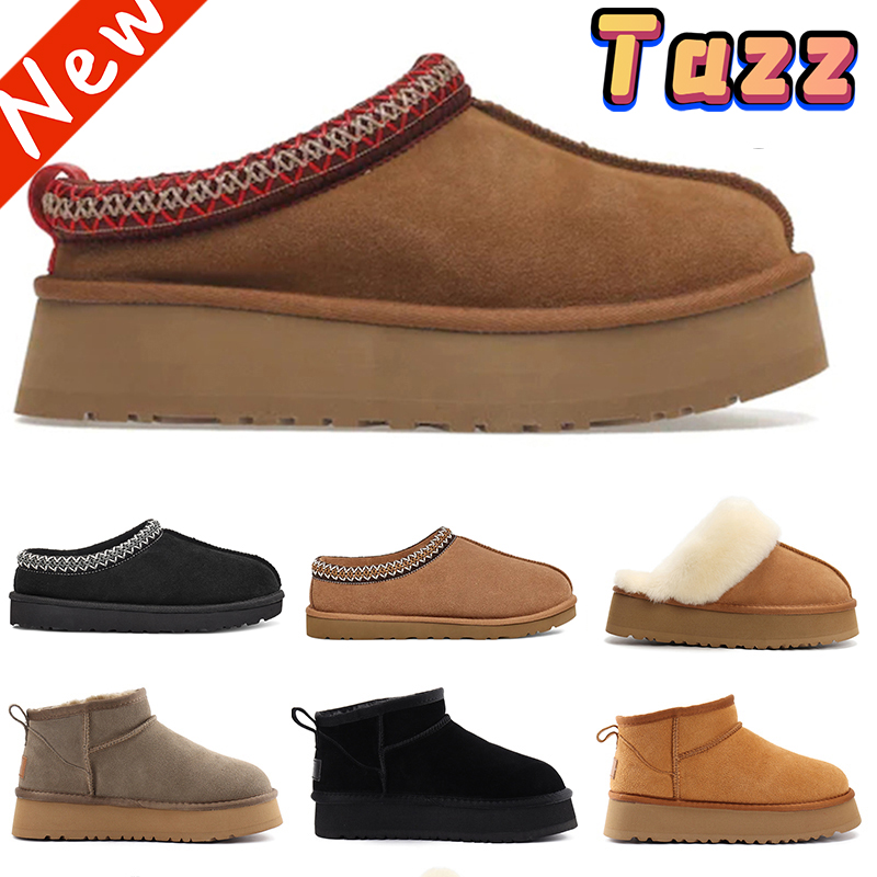 

Australia Tazz Slippers womens platform Slipper women shoes winter Snow Boots Ultra Mini boot Ankle booties Tasman Suede Shearling slides