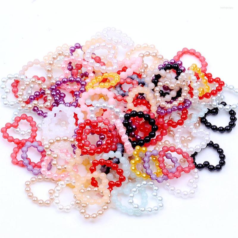 

Nail Art Decorations 11mm About 1000pcs Heart Shape Flatback Pearls Half Many Colors Perfect Cellphone Laptop DIY Jewelry Crafts Decoration