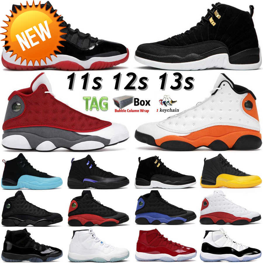 

NEW 11 11s 25th Anniversary Bred Concord 45 Space Jam Mens Basketball Shoes 12 12s Indigo Gamma Blue Reverse Taxi 13 13s, 10