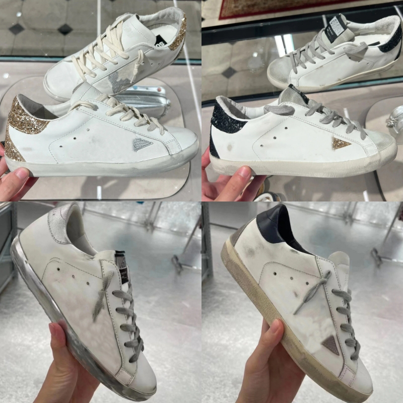 

New Hi Stars Sneakers platform sole Shoes Women Casual Shoe Italy brand Double height and iconic Designer flat shoes Golden Classic White Do-old Dirty style