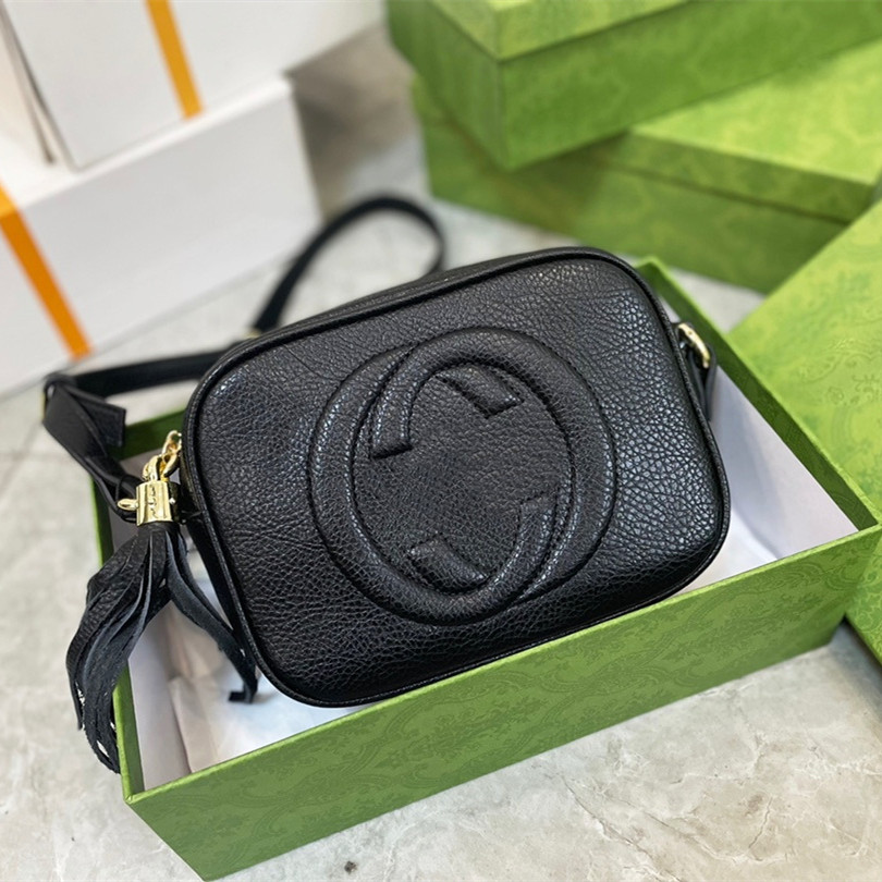 

Designers Women Bags Tassel Leather Crossbody Soho Disco Shoulder Bag Fringed Messenger GG Handbags Purse Wallet 22cm 308364, 4-pink