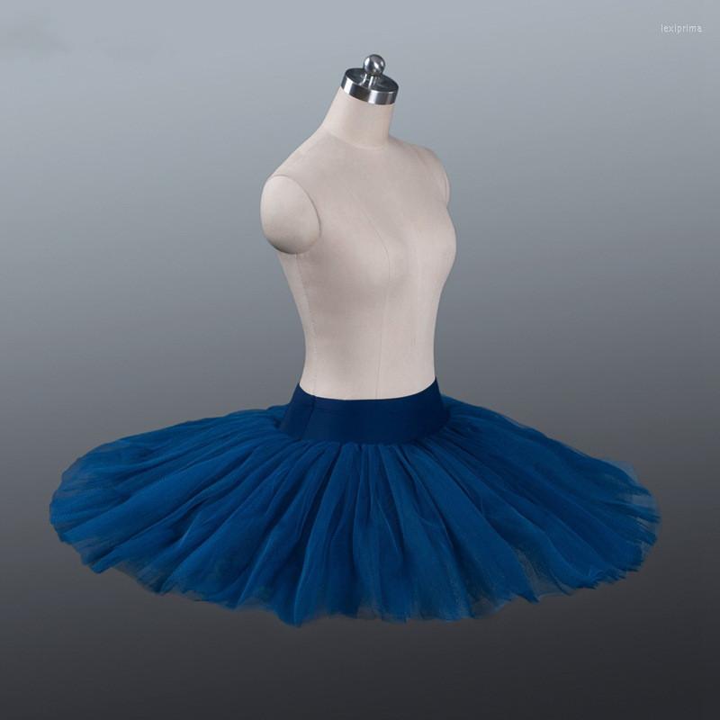 

Stage Wear Professional High Quality Ballet Dance Practice Girls Blue Pancake Tutu, Peach