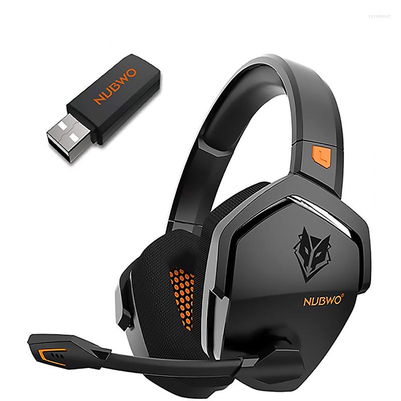 

2.4GHz Wireless Headphone Bluetooth Earphone 3.5mm Wired Gaming Headset Noise Reduction With Mic For PS5 PC Phone, Hei