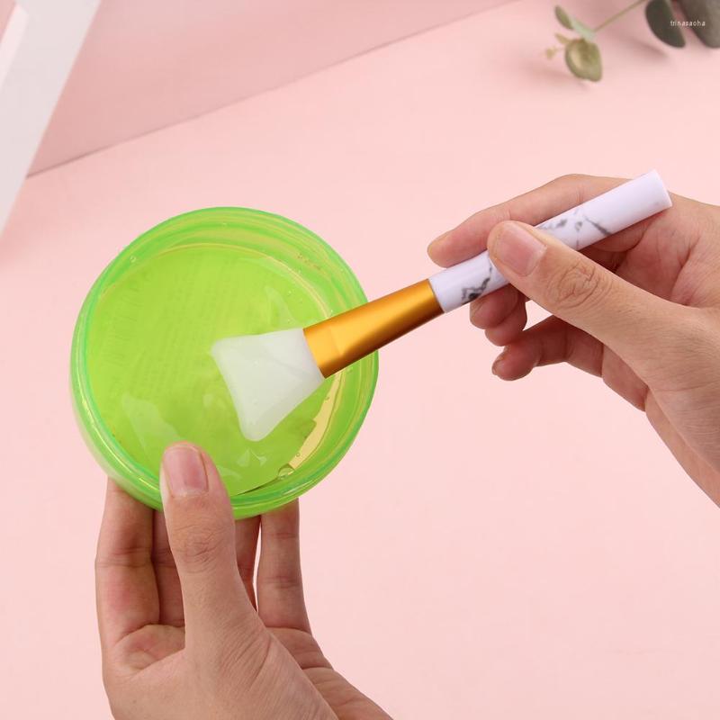 

Makeup Brushes Silicone Facial Mask DIY Brush Foundation Cosmetic Beauty For Barbershop Salon Tools