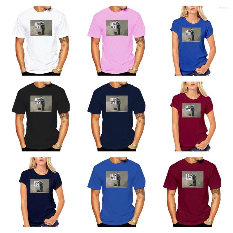 

Men' T Shirts Releases Banksy Loves Ny - Graphic Cotton Shirt Short & Long Sleeve Harajuku Funny Tee Men Brand Homme Tees, Image 17