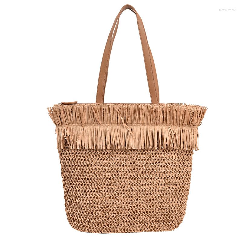 

Evening Bags Straw Bag Womens Handbags Beach Handtasche Damen Sac De Plage Femme Bolso Hombro Mujer Shoulder Bolsa Playa Hand, Beige