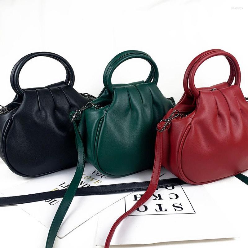

Evening Bags Fashion Vintage Hobos Women's Bag Luxury Handbags Daily Pouch Small Women Shoulder Crossbody Soft PU Leather, Black