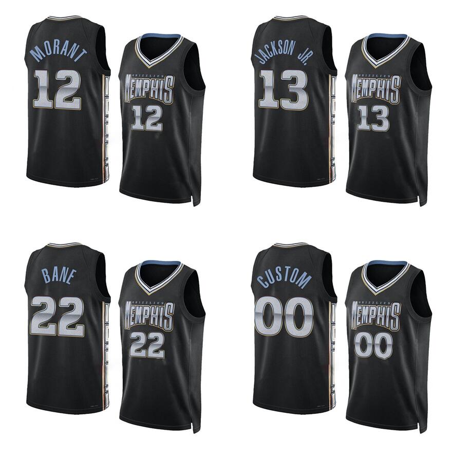 

Basketball jerseys Ja Morant Desmond Bane Jaren Jackson Jr 2022-23 season White black city versions Men Women Youth jersey, With logo