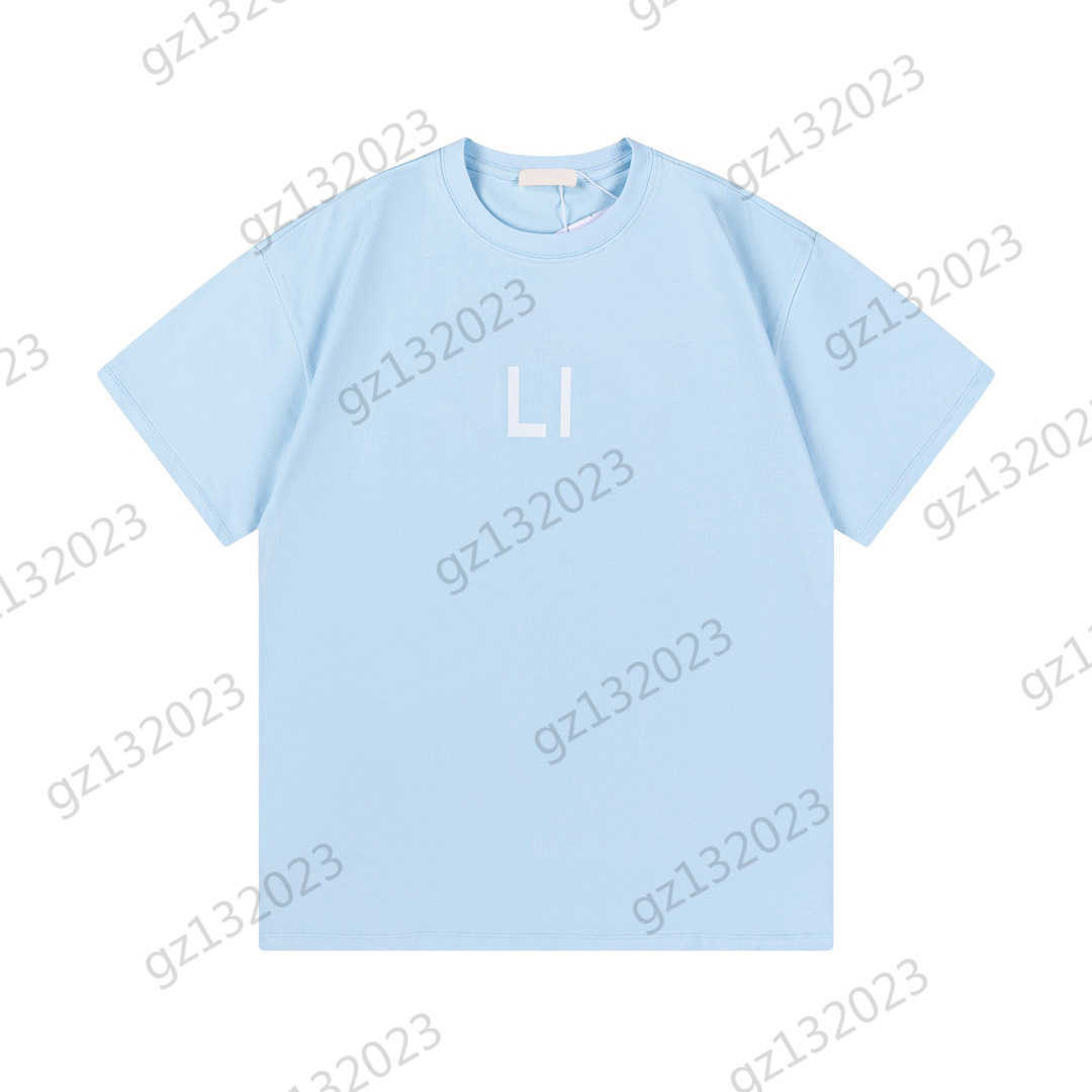 

Womens Clothes T-shirts Digital Printing Letter Logo Crew Neck Short Sleeve T-shirt Pure Cotton Fabric Silhouette Slimming Tees Unisex Style Women Clothes