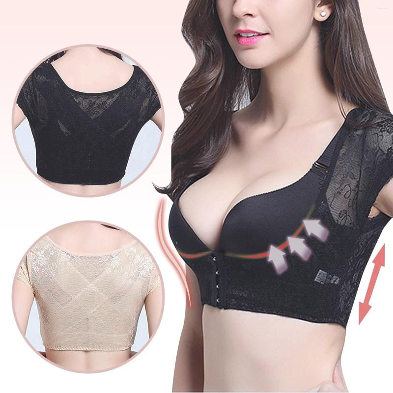 

Women's Shapers Comfort Devotion Chest Up Shapewear For Women Tops Back Support Under Clothes Lace Vest Womens Four Season Body Large Small, Black