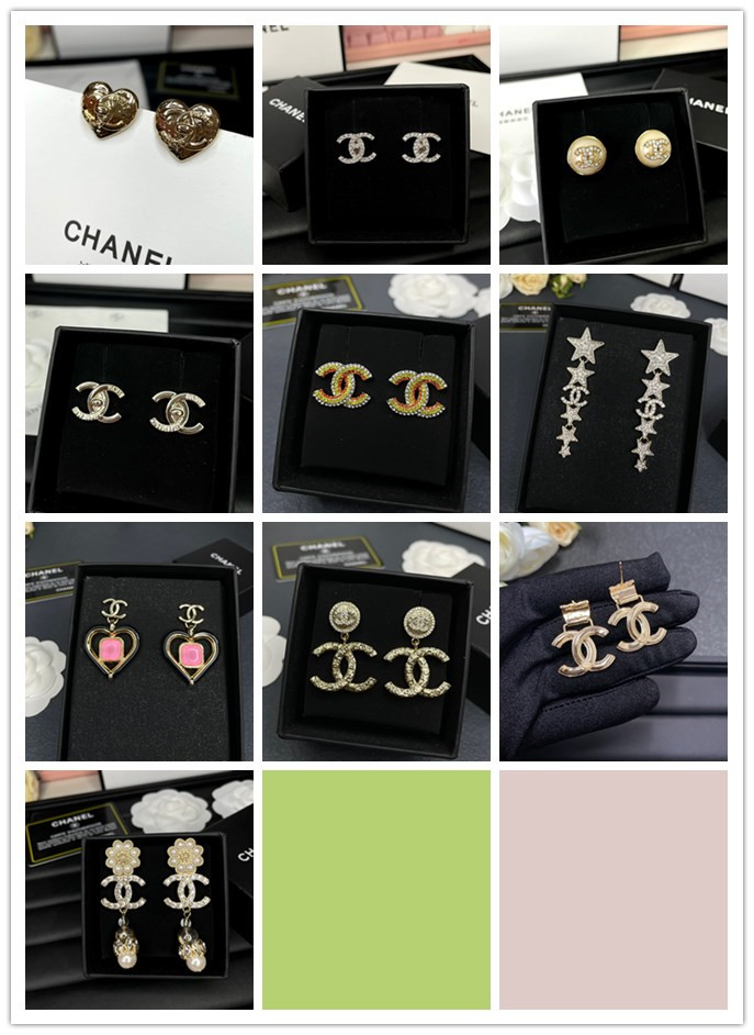 

Designer Chanel jewelry multi Wedding Accessories many kinds pearl diamond women Necklace Earring luxury geometric accessories 122702