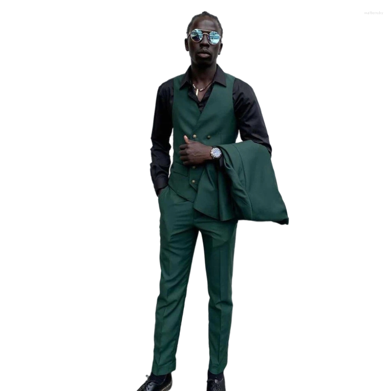 

Men's Suits Green Custom Made Men's Suit Peaked Lapel For Wedding Blazers Three Pieces Male Tuxedos Groom Wear Prom Jackets Vest With, Royal blue