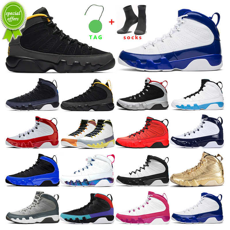 

2023 2021 men basketball shoes 9s mens trainers 9 Change The World University Blue Multi Color Racer unc countdown pack bred