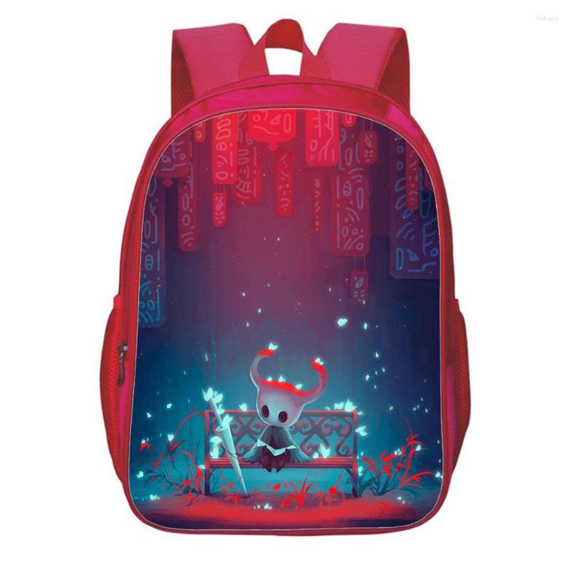 

Backpack Hollow Knight High Quality Game Cosplay Print Girl Bag Teen School Fashion Cartoon Bookbag Kids Rucksack Gift, A01322-13ib3