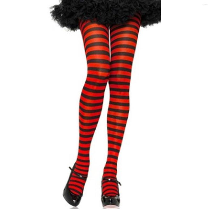 

Women Socks Hirigin Women's Pantyhose Striped Style High Waist Bag Foot Slim Fit Comfortable All-Match Base Tights 8 Colors