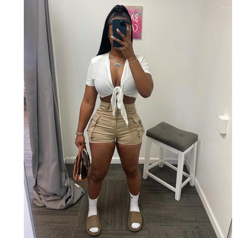 

Women' Shorts Felyn 2022 High Quality Design Summer Solid Close-fitting Social Occasions, Black