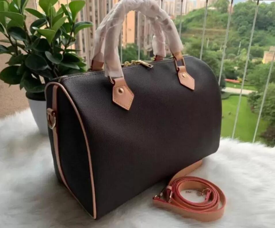 

2022 Damier ebene BAG Women Messenger Travel handbag Classic Style Fashion luggage bags Shoulder Bag Lady Totes Pillow handbags 30 cm With key lock 80169#, White