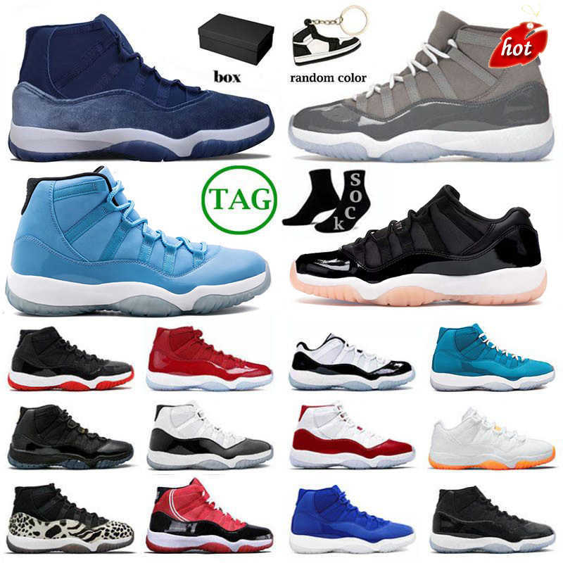 

Sandals Outdoor Shoes Sandals Pantone 11 11s Jumpman Basketball Shoes Designer Men Women Midnight Navy Cool Grey XI Cherry High Animal Space Jam Low, 36-47 midnight navy