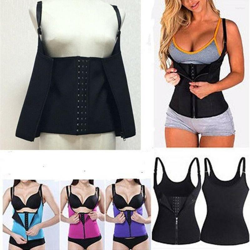 

Women' Shapers Drop -3XL 2022 Women Neoprene Body Slimming Waist Slim Vest Black Rose Blue Purple Shape Tops